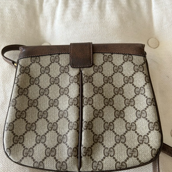 Gucci Monogram Canvas Shoulder/Crossbody Bag - Picture 4 of 14